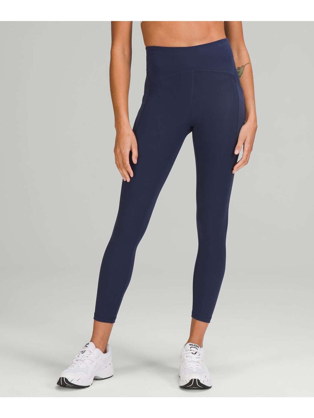 Lululemon Power Thru High-Rise Tight 25" Night Sea Blue Size 0 XXS Run Gym